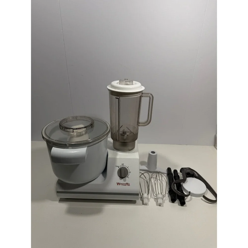 WonderMix Revolution Kitchen Stand Mixer Blender Combo White WM-Revolution